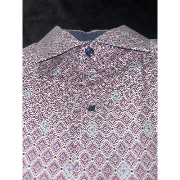 Tasso Elba Vintage Mens Button Down Shirt - Picture 7 of 7